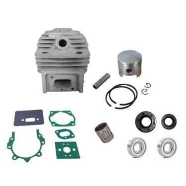 Imagem de Cilindro Pistao Juntas Retentor Rolamento Roçadeira 43cc - REPOSIÇÃO, 