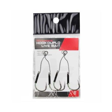 Imagem de Suporte Hook Duplo Nº 7 Chinu com 2 unidades - Albatroz - ALBATROZ FIS