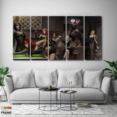 Imagem de Quadro Decorativo  LoL Sinuca Bar 140x65 - Wall Frame
