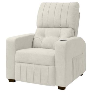 Imagem de Poltrona Reclinável Da Mamãe Amamentação Bouclê - Sofa Store, Boucle B