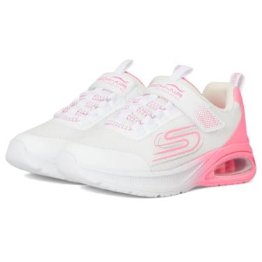 Imagem de Skechers Tênis feminino Microspec Max Advance-Fly 3.0, Branco/Rosa, 11 Little Kid