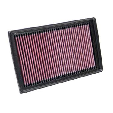 Imagem de K&N Filtro de ar do motor: Alto desempenho, Premium, lavável, filtro de substituição: Adapta-se a Ford 2003-2007 (Focus C-Max, Focus II, C30, S40 II, V50), 33-2886