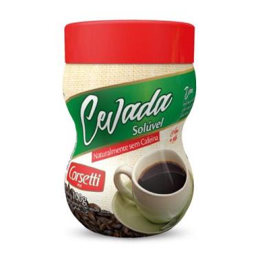 Imagem de Café De Cevada Solúvel Corsetti 100G, Cevada Solúvel Para Café, Vermel