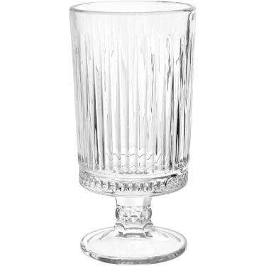 Imagem de VASO DECORATIVO ENFEITE CASA REDONDO HOME&CO COM PÉ VIDRO 23x11x11cm TRANSPARENTE