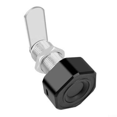 Imagem de Fechadura de câmera de armário de impressão digital, fechadura inteligente de gaveta de 3 a 3,5 cm de diâmetro, conjunto biométrico sem chave digital para caixa de ferramentas de armazenamento de