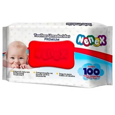 Imagem de Toalha Umedecida Premium Nenex 100 Unidades Vegano - BABYSEC