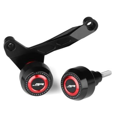 Imagem de Goxmoto Proteção contra quedas de quadro de motocicleta CNC compatível com B.M.W S1000RR 2023 2024 2025 almofada protetora de colisão protetores de carenagem do motor S 1000 RR S1KRR S1000 RR S 1000RR