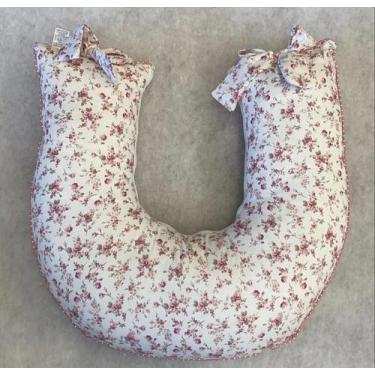 Imagem de Almofada para amamentação de bebe Recem Nascido - Diva Floral - Jandis