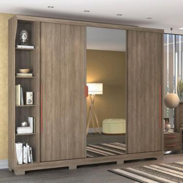 Imagem de Guarda-Roupa 3 Portas Correr F542 Kappesberg Nogal