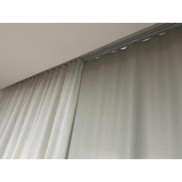 Imagem de Cortina Blackout Linho Flame 4m Trilho Duplo  - Stanzanni Bordados, Of