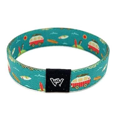 Imagem de Hang Loose Bands - Pulseira de praia de surfista costeiro para homens, mulheres e adolescentes - verão confortável - pulseira reversível boho - | Extra pequeno: 14 cm de comprimento (para pequenos e