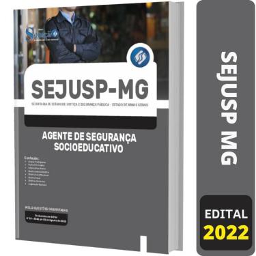 Imagem de Apostila Sejusp Mg - Agente De Segurança Socioeducativo