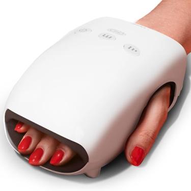 Imagem de Sealy Massageador de mão sem fio premium com calor e compressão – Massageador elétrico de mão para artrite, túnel do carpo e alívio da dor nos dedos – recarregável, portátil e níveis de intensidade