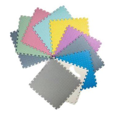 Imagem de Kit 2 Tapete Tatame Eva Bebê Infantil 60x60 Personalizável - Koti