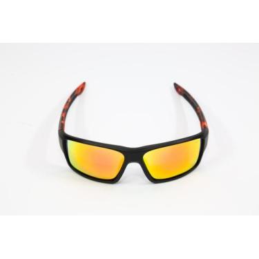 Imagem de Óculos de Sol HD Oahu Amarelo Fogo  Acetato Preto com Lentes Polarizad