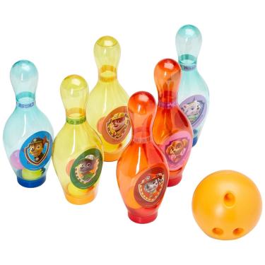 Imagem de Conjunto de boliche Nickelodeon Paw Patrol com 6 pinos e bola iluminados