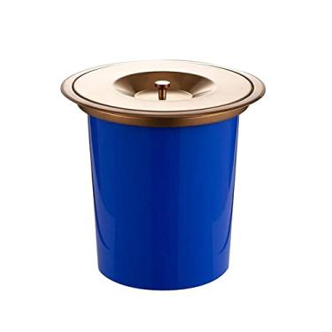 Imagem de Pingoo.Casa, Lixeira de Embutir para Bancada, 5 Litros, Aço Inox 304, Escovado, Dourado Rose