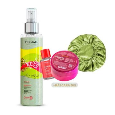 Imagem de Body Splash Prohall +Óleo/Mini Equalize50g/Touca Antifrizz