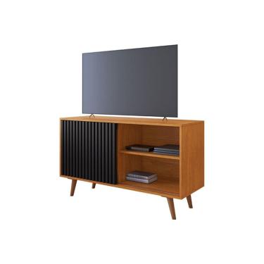 Imagem de Rack para TV até 43 Polegadas Carinho JCM Móveis Cinamomo/Preto