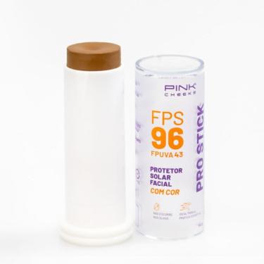 Imagem de Protetor Solar Stick Multifuncional Pink Cheeks com Cor Pro Stick Pro40 FPS95 14g