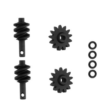 Imagem de NMNRC 45# Steel 2Pcs 2/12T Differential Axle Worm Gears for Axial 1/24 AX24 SCX24 Series RC Crawler Car Upgrades Part