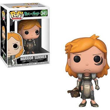 Imagem de Boneco Pop Rick & Morty Warrior Summer 341 Funko Multicolorido Pequeno