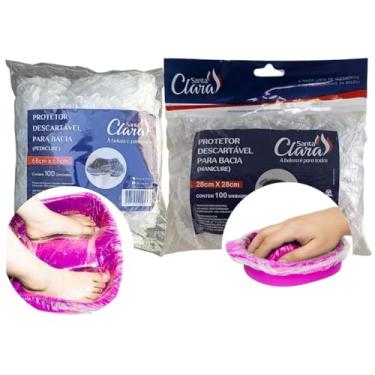 Imagem de Protetor de Bacia Descartável de Manicure e Pedicure 200 Und