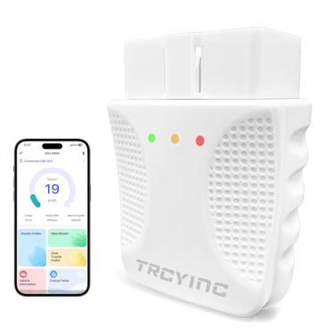 Imagem de TRCYINC Leitor De Scanner Obd2 Com Bluetooth 5.4 Sem Fio, Ferramenta Diagnóstico Automático Para Ios E Android, Código Verificação Do Motor Carro, Limpeza Erros, Redefinição Dados Ao Vivo