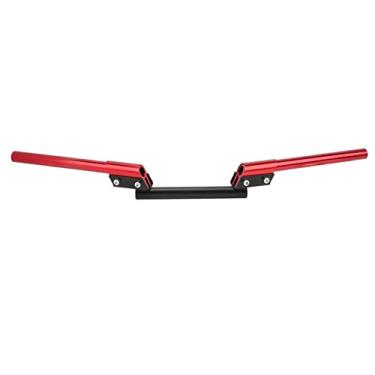 Imagem de Estink Tubos de Guidão Motocicleta CNC Universal Metal Metal Metão Com Pad para Carros Esportivos ATVs Off de Veículos Estrados (Vermelho)
