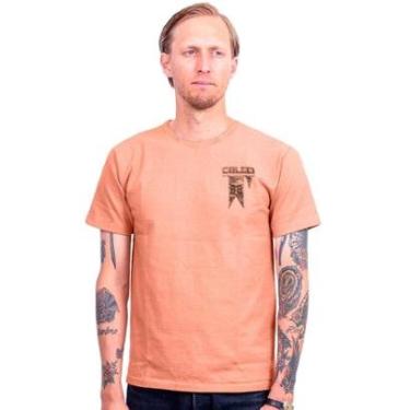 Imagem de Camiseta Colcci Masculina Slim Pennant Flag 86 Papaya Caqui-Masculino