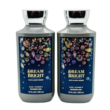 Imagem de Bath & Body Works Karité + Gel de banho com vitamina E, conjunto com 2, 293 g cada (Dream Bright)