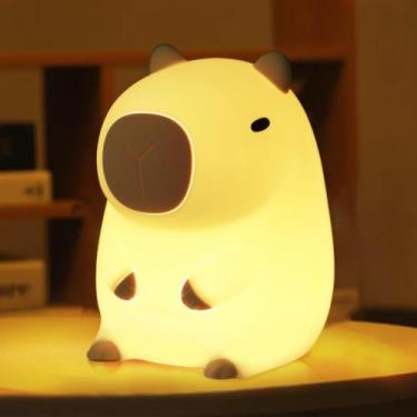 Imagem de Temporizador recarregável de silicone Night Light Anywin Capybara