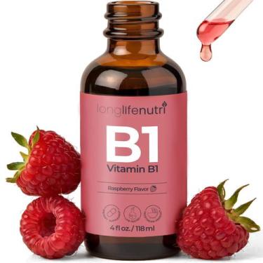 Imagem de Suplemento LongLifeNutri Vitamin B1 em gotas líquidas 120 ml por 5 mes