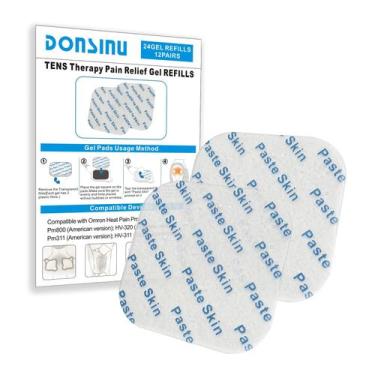 Imagem de Almofadas de gel de reposição, 24 unidades, compatíveis com o Omron He