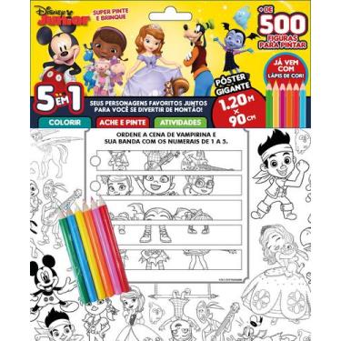 Imagem de Livro - Disney Junior - Super pinte e brinque pôster gigante