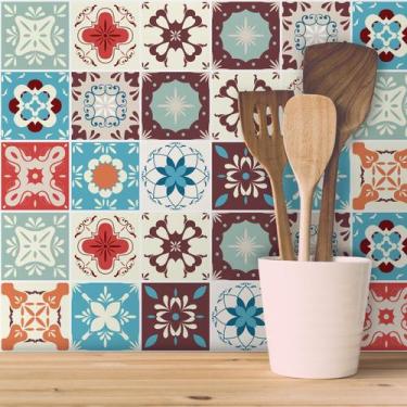 Imagem de Adesivo de Azulejo Lourdes 20x20 cm com 12un - Quartinhos