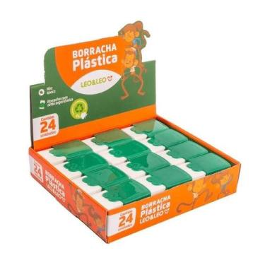 Imagem de Borracha Plástica Leo e Leo com Capa Kit 24 pcs Atacado - Leo & Leo