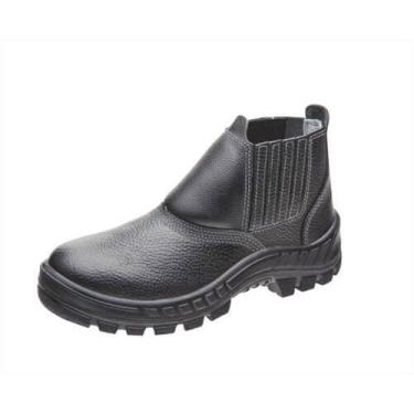 Imagem de Botina de Segurança Marluvas 60B19-A em Couro com Bico de Aço Para Alt