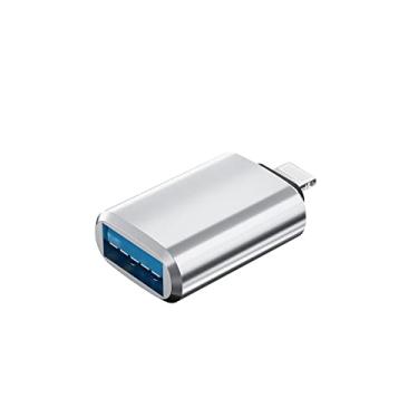 Imagem de Lightning para USB Dongle para iPhone OTG adaptador câmera leitor de cartão teclado mouse flash drive piano hub MIDI U Disk conversor de sincronização de dados para Apple 11 12 13 14 Pro Max Mini Xr X