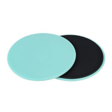 Imagem de Discos Deslizantes de Fitness Controles Deslizantes, Estabilização do Núcleo, Equipamento de Exercício Academia para Casa, Ioga, Dança, Treinamento Equilíbrio Com Tapete ou Telha (Verde claro)