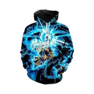 Imagem de Moletom Masculino Dragon Ball Com Estampa 3D 2024, Suéter Esportivo Ca