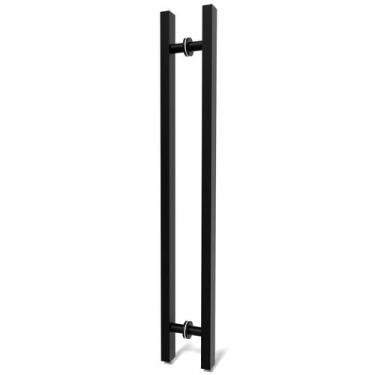 Imagem de Maçaneta de porta LVYIHAN preta fosca 150cm em aço inoxidável