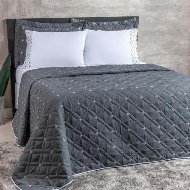 Imagem de Kit Cobre Leito 6 Peças Casal Ideale Percal 200 Fios 100% Poliéster - 