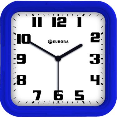 Imagem de Relógio De Parede Eurora Ref: 6540-144 Azul Quadrado