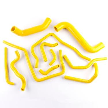 Imagem de XAJINGSU Kit de mangueira de refrigeração de radiador de silicone compatível com Subaru Impreza 2000-2007 GDB EJ20 STi WRX GDA GGA GGB 11 peças 3 camadas 4,5 mm espessura 11 cores