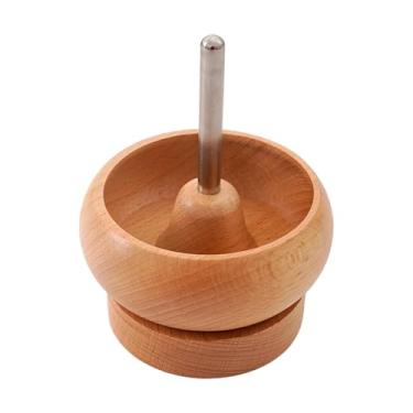 Imagem de Vaveren Tigela giratória para miçangas, ferramenta para enfiar miçangas rapidamente, ferramenta para fazer pulseiras e bijuterias, S