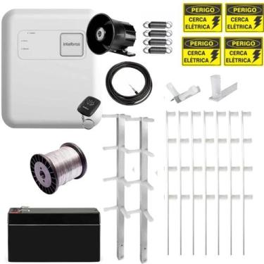 Imagem de Kit Cerca Elétrica Wifi  Elc 6012 Net 25 Metro Haste Estrela - INTELBR