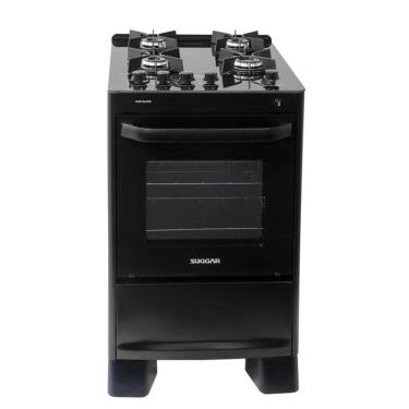 Imagem de Fogão Max Glass 4 Queimadores Preto FGVMG410PT Bivolt