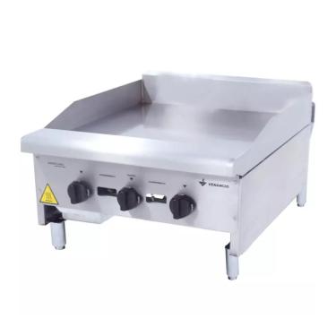 Imagem de Chapa Americana A Gás 60 Cm Profissional Baixa Pressão 18 Mm Venâncio Cg60