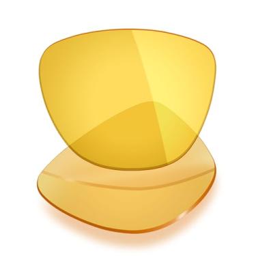 Imagem de Mryok Lentes de reposição UV400 para óculos de sol Oakley Frogskins Range XL OO9503 58 mm, HD Polarized, proteção UV, resistente a impactos e ajuste perfeito - Amarelo HD